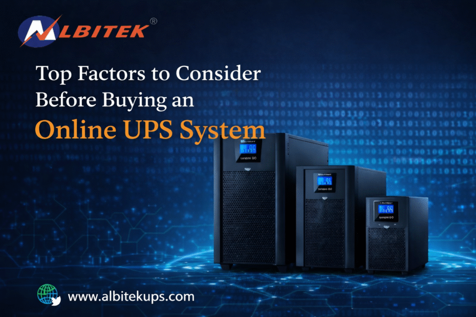 Buying an Online UPS System