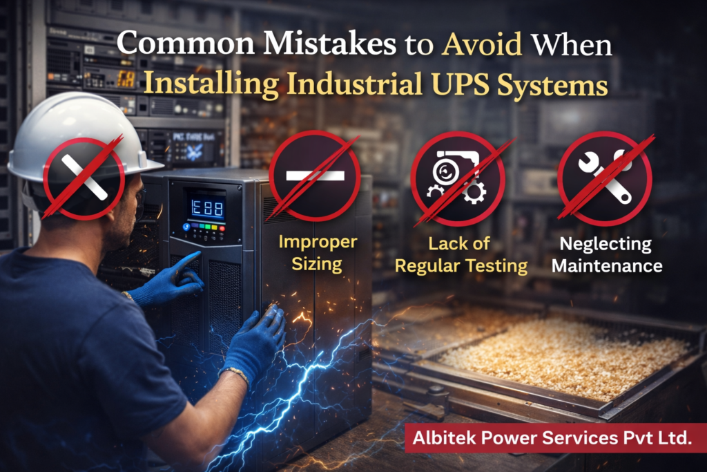 Common Mistakes to Avoid When Installing Industrial UPS Systems