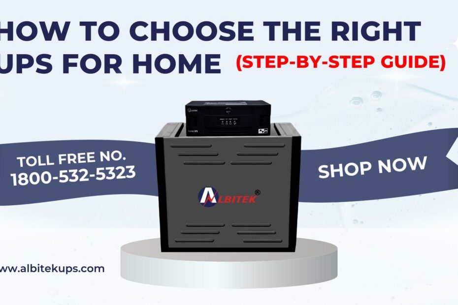 How to Choose the Right UPS for Home