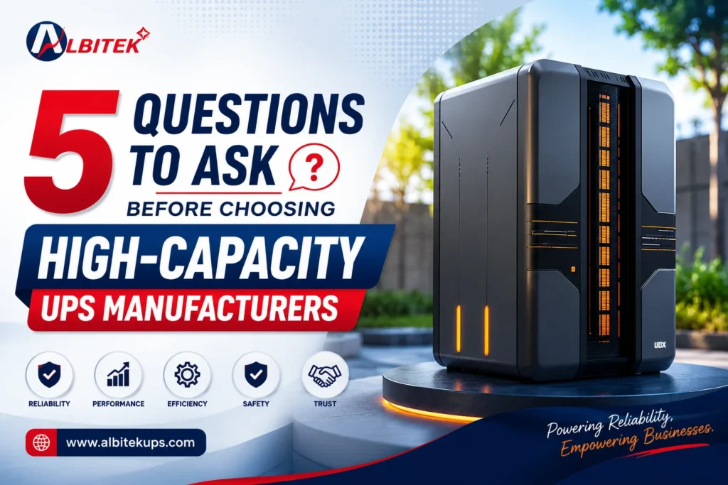 High-Capacity UPS Manufacturers