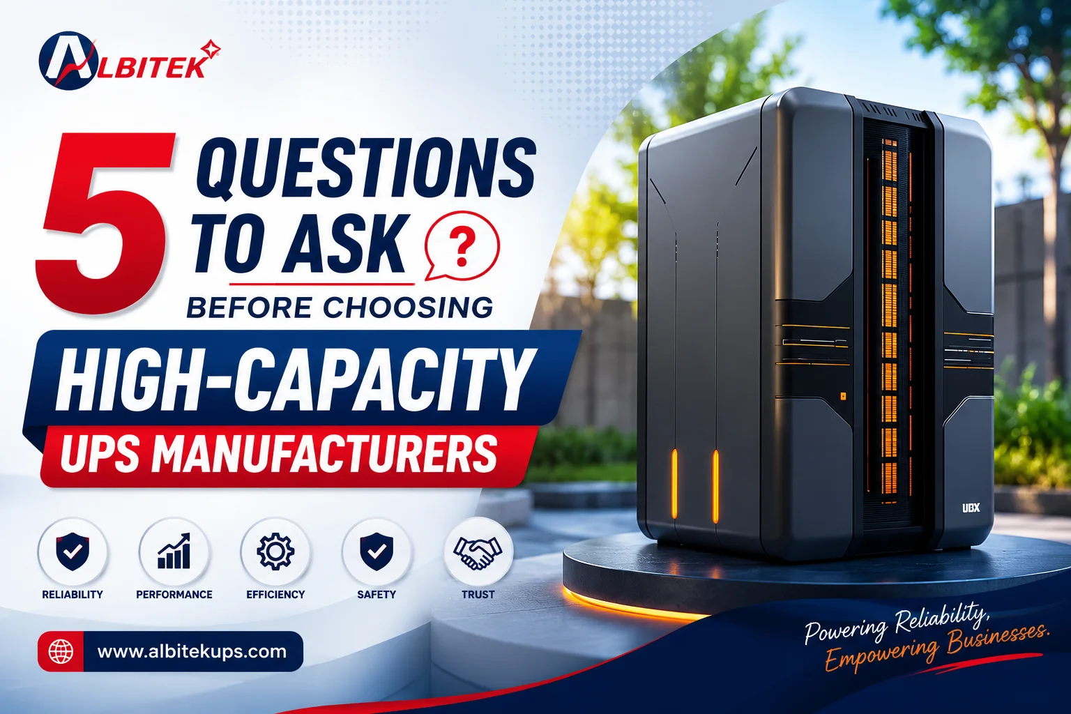 High-Capacity UPS Manufacturers